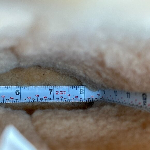 Emu Australia Knee High Boots Brown Sheepskin Wool Lined Pull On Lug Sole Size 6 - Picture 10 of 15